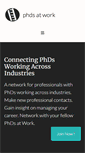 Mobile Screenshot of phdsatwork.com